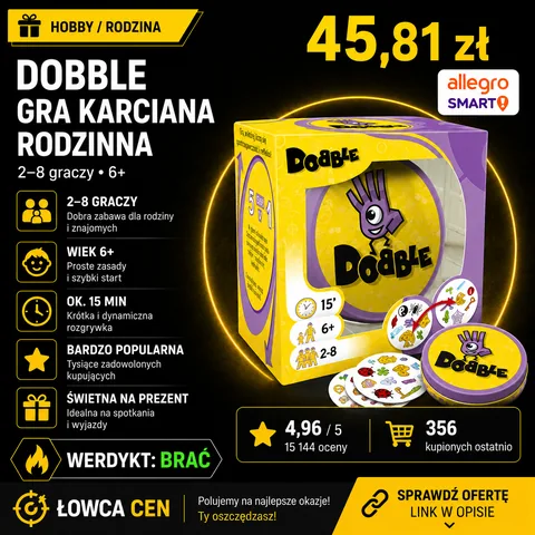 Gra planszowa Dobble. Gra planszowa Rebel