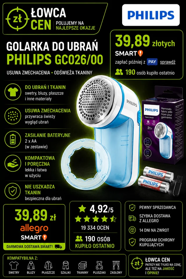 Golarka do ubrań Philips GC026/00